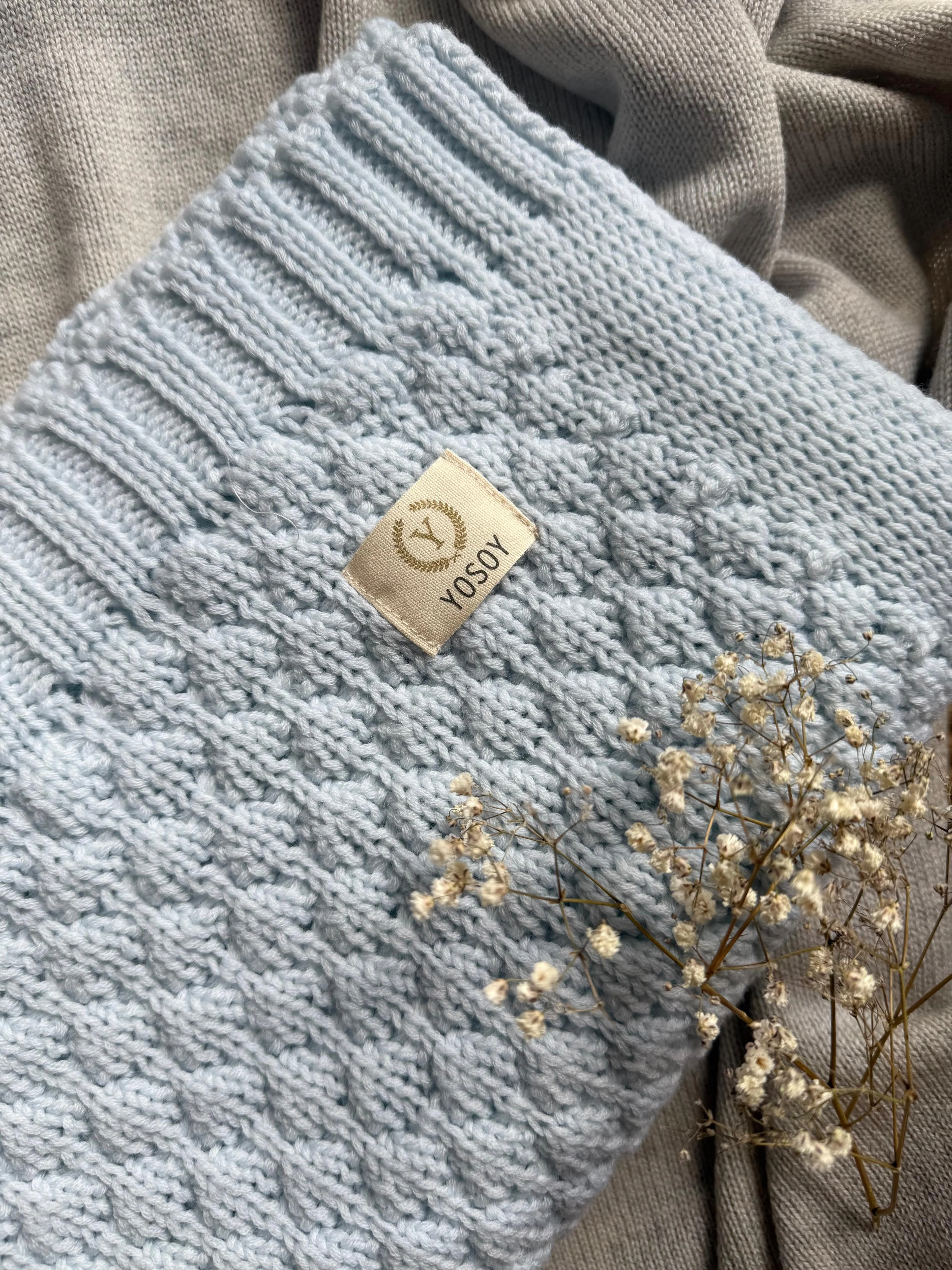 Koc z wełny merino Bubbles - Image 6
