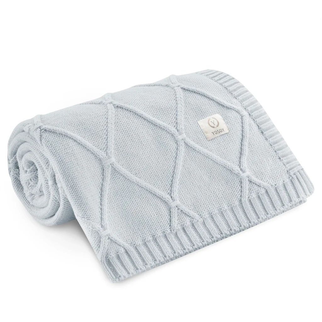Koc z wełny merino Diamonds - Image 4
