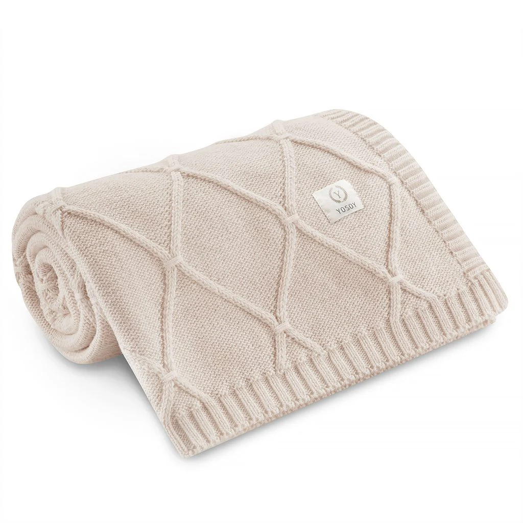Koc z wełny merino Diamonds - Image 6