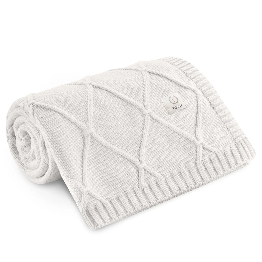 Koc z wełny merino Diamonds - Image 9