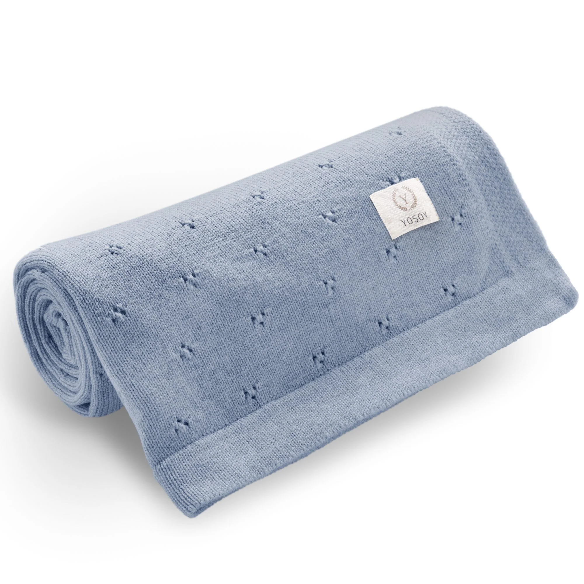 Koc z wełny merino Jersey - Image 3
