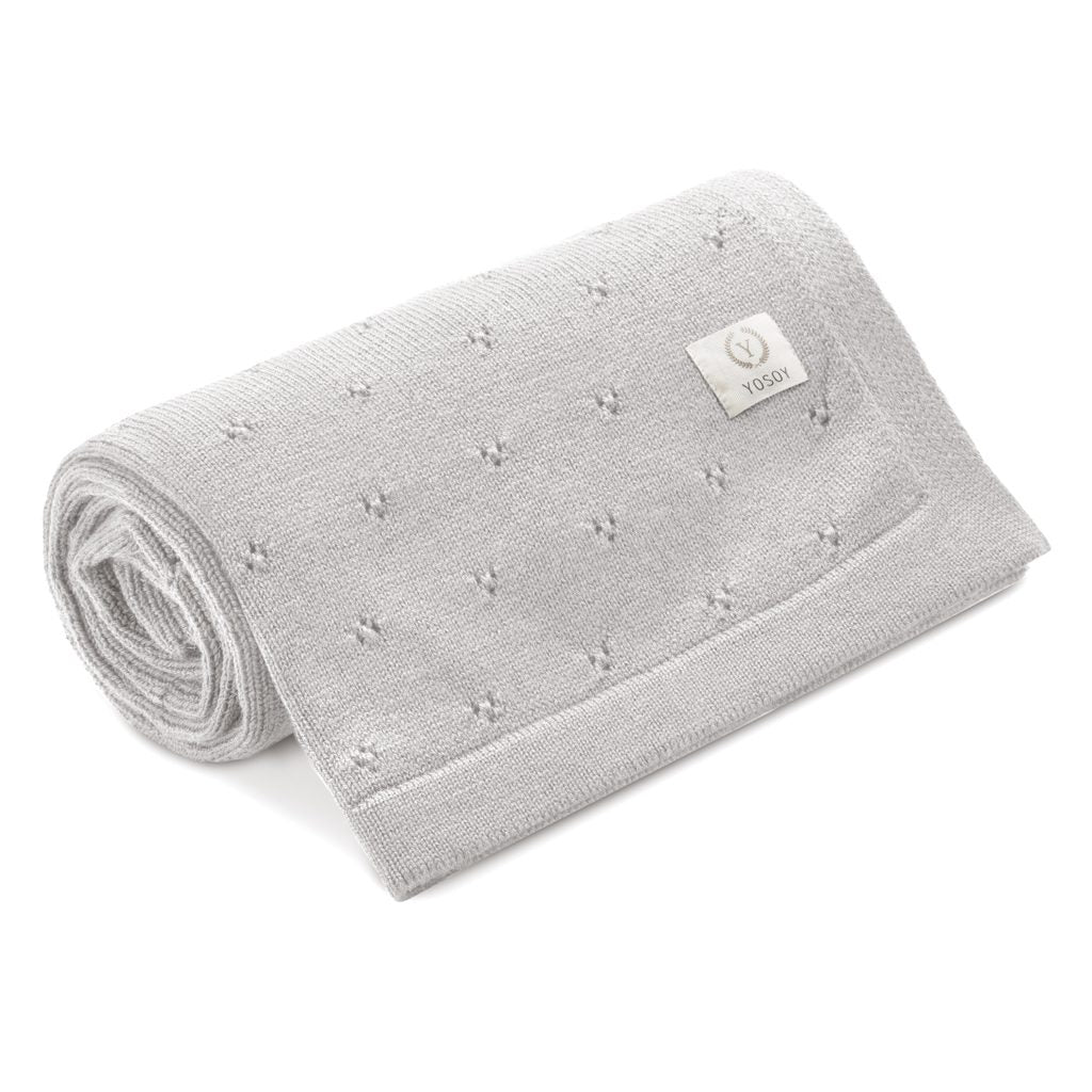 Koc z wełny merino Jersey - Image 4