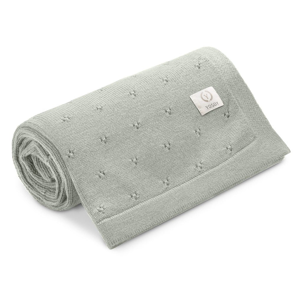 Koc z wełny merino Jersey - Image 6